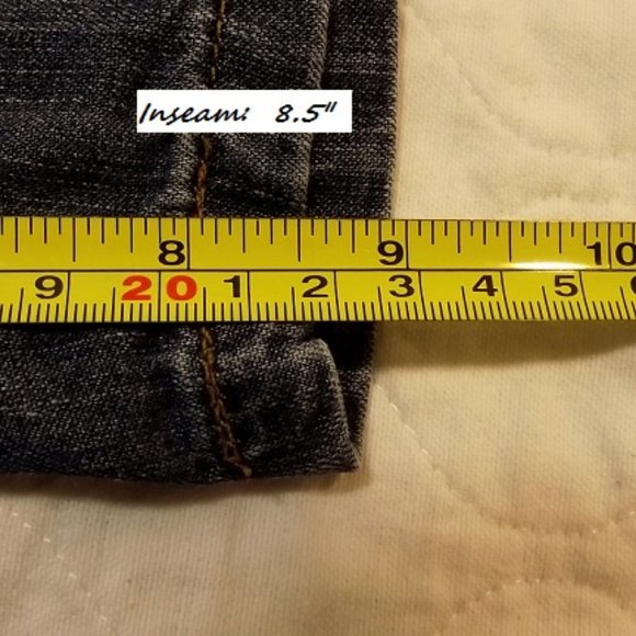 L.L. BEAN Women's, Jean Shorts, Sz 10R,  Blue - Picture 12 of 13